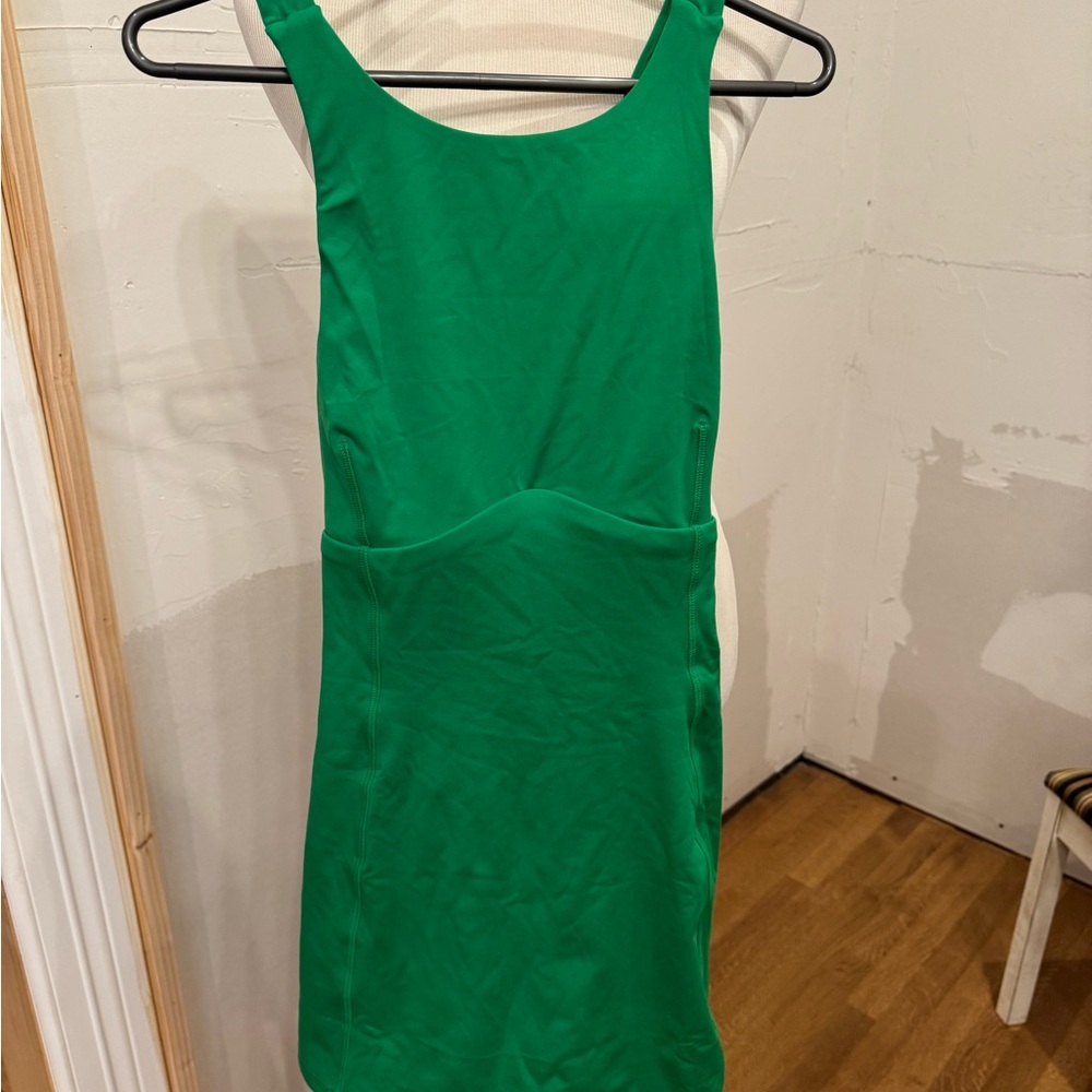 Adore Me Vibrant Green Sporty Mini Dress